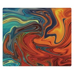 Abstract Art Pattern Double Sided Flano Blanket (small) 