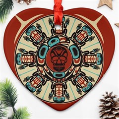 Grateful Dead Pacific Northwest Cover Ornament (heart) by Sapixe