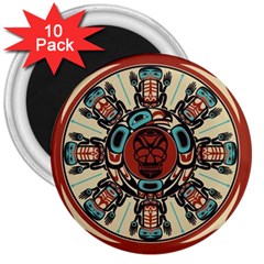 Grateful Dead Pacific Northwest Cover 3  Magnets (10 Pack)  by Sapixe