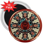 Grateful Dead Pacific Northwest Cover 3  Magnets (10 pack)  Front