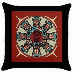 Grateful Dead Pacific Northwest Cover Throw Pillow Case (black) by Sapixe