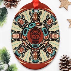 Grateful Dead Pacific Northwest Cover Oval Ornament (two Sides)