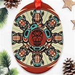 Grateful Dead Pacific Northwest Cover Oval Ornament (Two Sides) Front