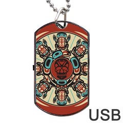 Grateful Dead Pacific Northwest Cover Dog Tag Usb Flash (one Side) by Sapixe