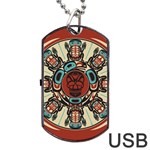 Grateful Dead Pacific Northwest Cover Dog Tag USB Flash (One Side) Front