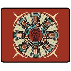 Grateful Dead Pacific Northwest Cover Double Sided Fleece Blanket (medium)  by Sapixe