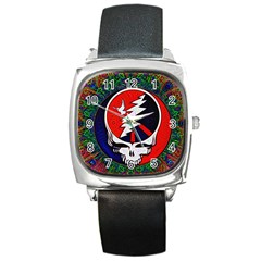 Grateful Dead Square Metal Watch by Sapixe