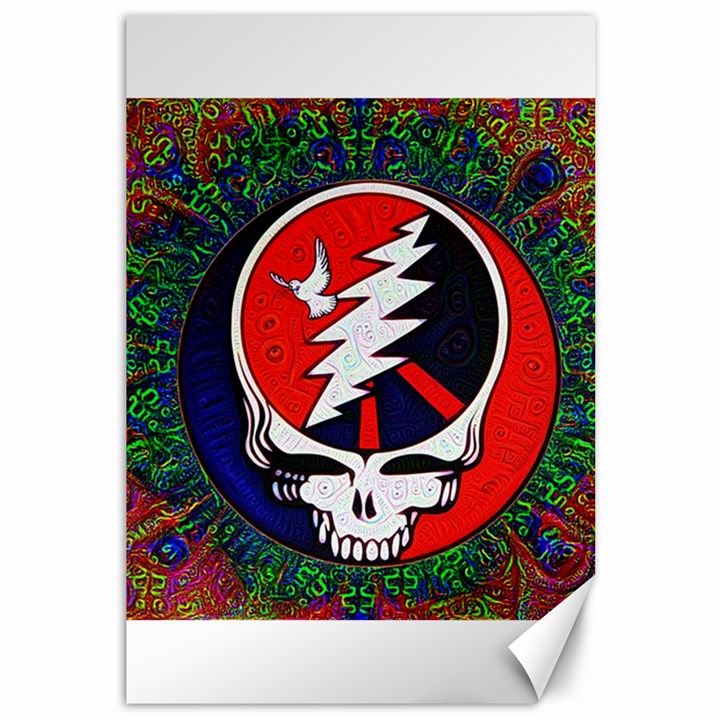 Grateful Dead Canvas 12  x 18 