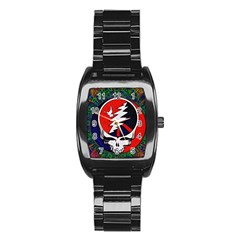 Grateful Dead Stainless Steel Barrel Watch by Sapixe