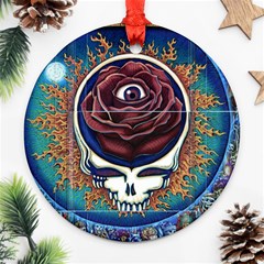 Grateful Dead Ahead Of Their Time Ornament (round) by Sapixe