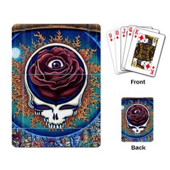 Grateful Dead Ahead Of Their Time Playing Cards Single Design by Sapixe