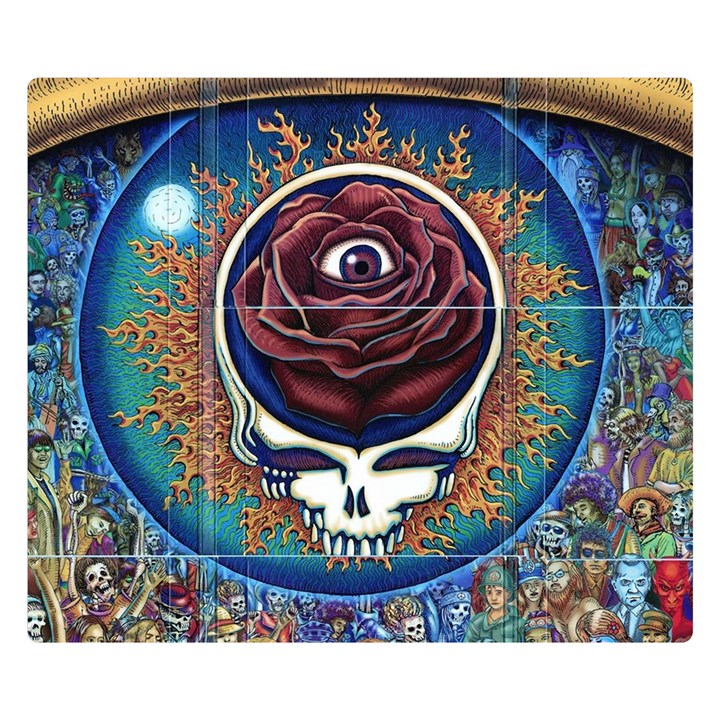 Grateful Dead Ahead Of Their Time Double Sided Flano Blanket (Small) 