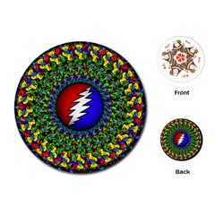 Grateful Dead Playing Cards (round) by Sapixe