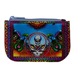 Grateful Dead Wallpapers Large Coin Purse by Sapixe