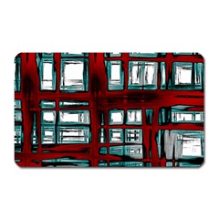 Abstract Color Background Form Magnet (rectangular) by HermanTelo