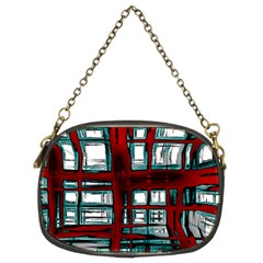 Abstract Color Background Form Chain Purse (two Sides)