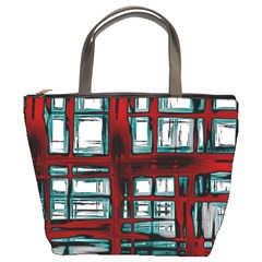 Abstract Color Background Form Bucket Bag