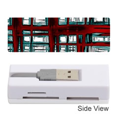 Abstract Color Background Form Memory Card Reader (stick)