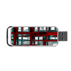 Abstract Color Background Form Portable Usb Flash (two Sides) by HermanTelo