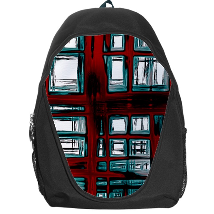 Abstract Color Background Form Backpack Bag