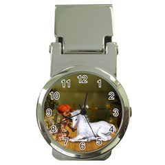 Cute Fairy With Unicorn Foal Money Clip Watches by FantasyWorld7