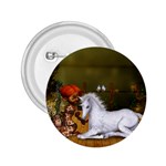 Cute Fairy With Unicorn Foal 2.25  Buttons Front