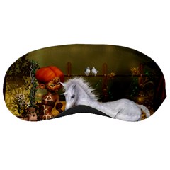 Cute Fairy With Unicorn Foal Sleeping Mask by FantasyWorld7