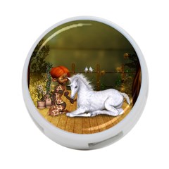 Cute Fairy With Unicorn Foal 4-port Usb Hub (two Sides) by FantasyWorld7