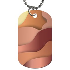 Autumn Copper Gradients Dog Tag (two Sides) by HermanTelo