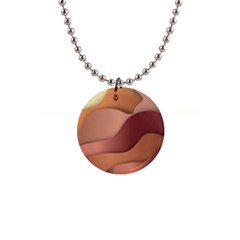 Autumn Copper Gradients 1  Button Necklace by HermanTelo