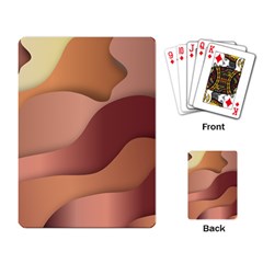 Autumn Copper Gradients Playing Cards Single Design