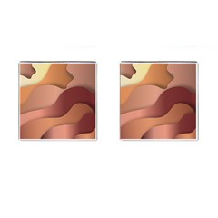 Autumn Copper Gradients Cufflinks (square)