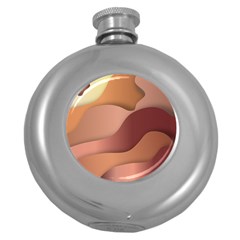 Autumn Copper Gradients Round Hip Flask (5 Oz)