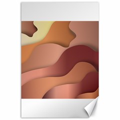 Autumn Copper Gradients Canvas 24  X 36  by HermanTelo