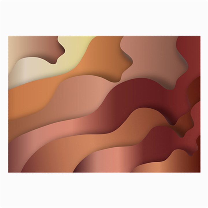 Autumn Copper Gradients Large Glasses Cloth (2 Sides)