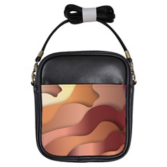 Autumn Copper Gradients Girls Sling Bag by HermanTelo