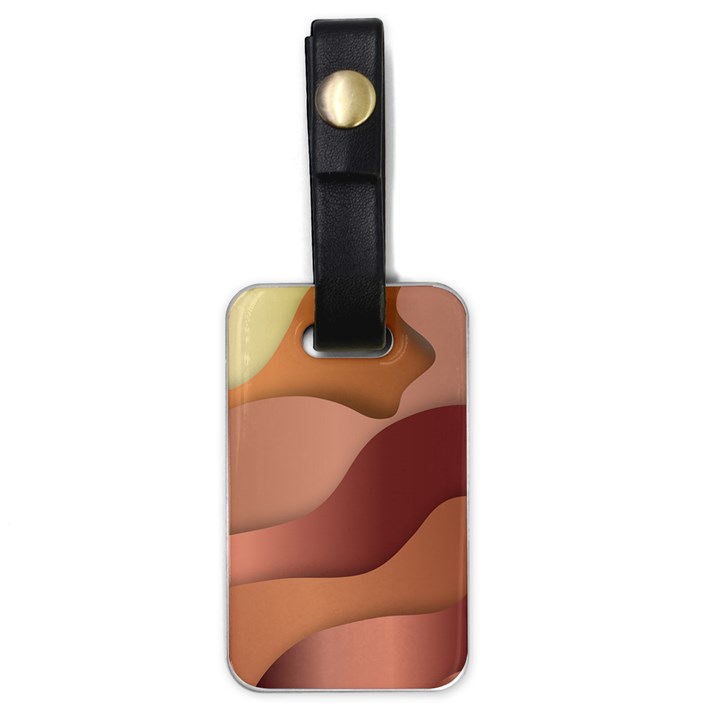 Autumn Copper Gradients Luggage Tag (one side)