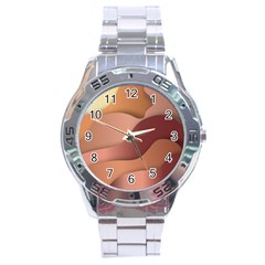 Autumn Copper Gradients Stainless Steel Analogue Watch by HermanTelo