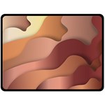 Autumn Copper Gradients Double Sided Fleece Blanket (Large)  80 x60  Blanket Front