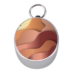 Autumn Copper Gradients Mini Silver Compasses