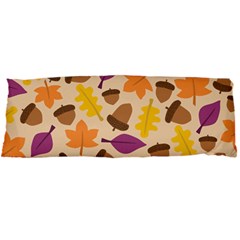 Acorn Leaves Pattern Body Pillow Case Dakimakura (two Sides) by HermanTelo