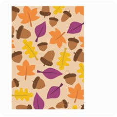 Acorn Leaves Pattern Large Garden Flag (two Sides)