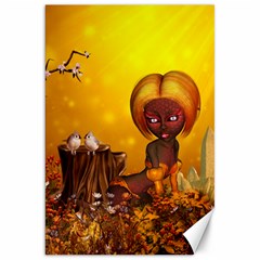 Cute Little Fairy Canvas 20  X 30  by FantasyWorld7