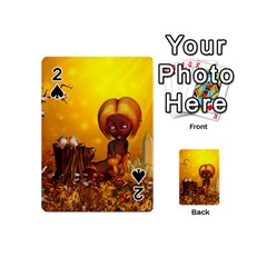 Cute Little Fairy Playing Cards Double Sided (mini) by FantasyWorld7