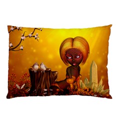 Cute Little Fairy Pillow Case (two Sides) by FantasyWorld7