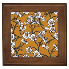 Daisy Framed Tiles by BubbSnugg