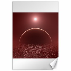 Alien Planet Exoplanet Ocean Canvas 24  X 36 