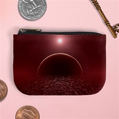 Alien Planet Exoplanet Ocean Mini Coin Purse