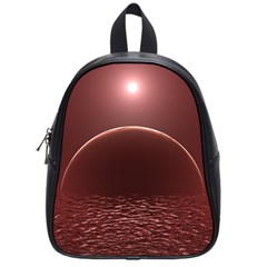 Alien Planet Exoplanet Ocean School Bag (small)