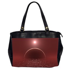 Alien Planet Exoplanet Ocean Oversize Office Handbag (2 Sides)